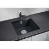 Кухонная мойка GRANULA GR-3601 шварц (черный металлик) 3601 SHBAPC