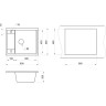Кухонная мойка GRANULA GR-6002 алюминиум 6002 ALYUMIHIYM